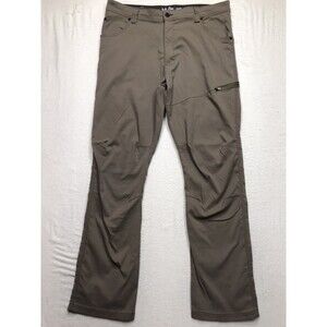 WRANGLER ATG Pants Men 38x32 Beige All Terrain Gear Hiking Outdoor Nylon Stretch